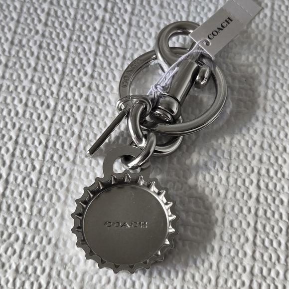 Coach Leatherware Bottlecap Keyfob - Picture 2 of 5